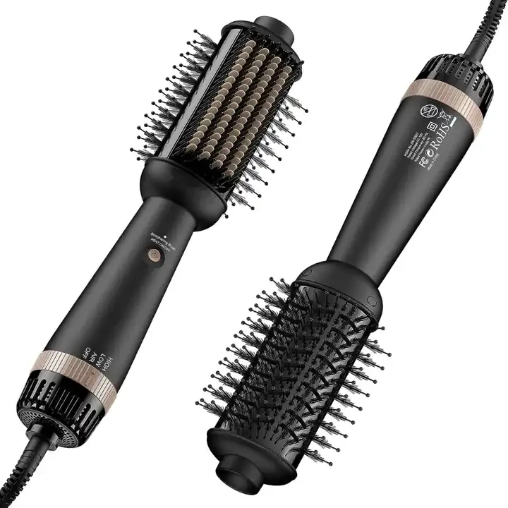Professional 3 in 1 Multifunction PTC negative ion Hair Straightener Comb Hot Air Blow Hair Dryer Brush