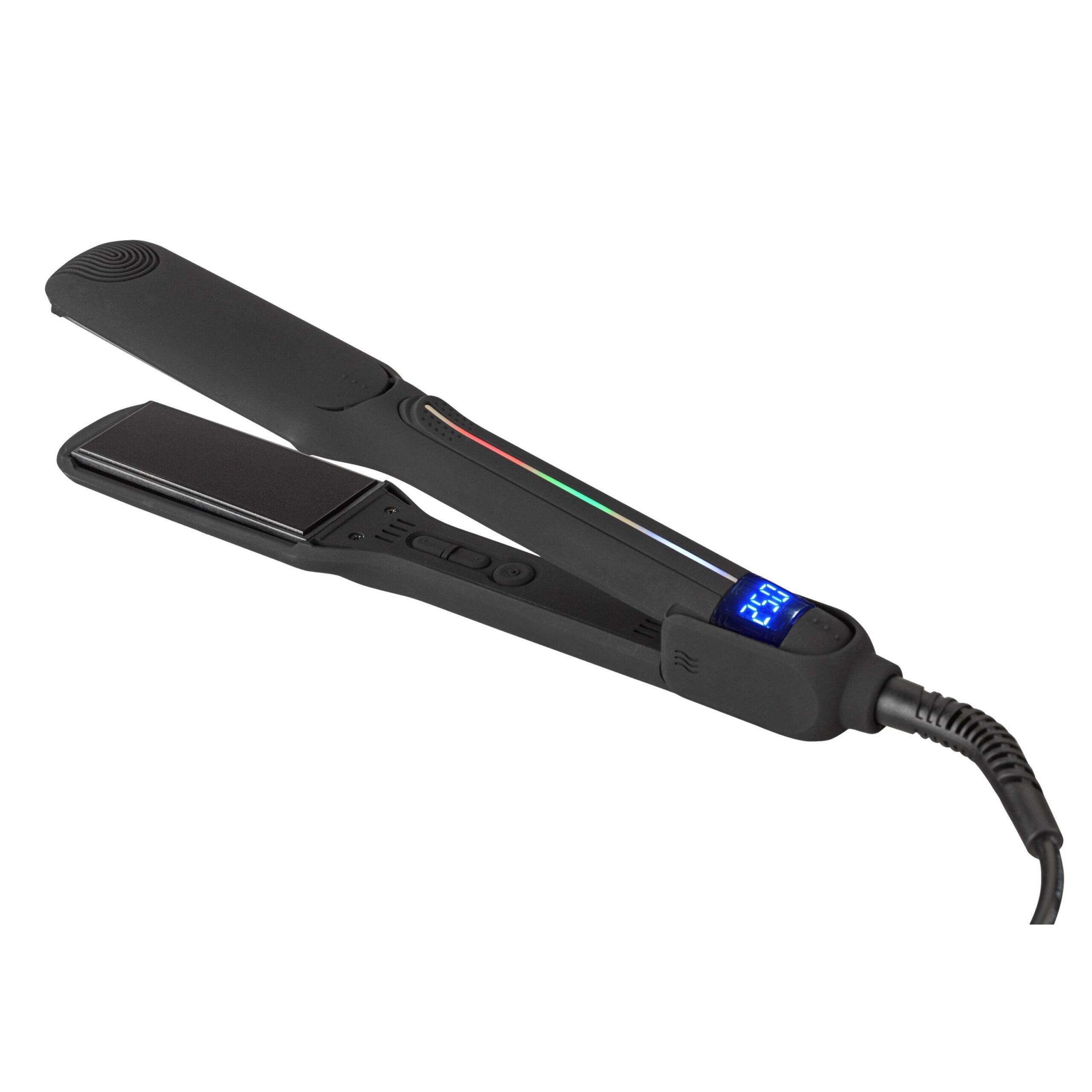 Salon hair flat iron Infrared Electric Fast Professional LCD Ionic Titanium Hair Straightener