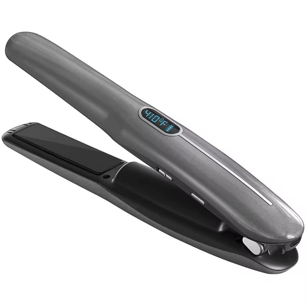 4800mAh Battery Mini Portable Cordless Hair Straightener and Curler 2 in 1 Wireless Travel Flat Iron