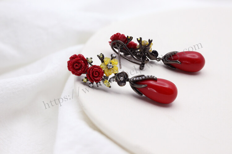 red sterling silver coral earrings.jpg