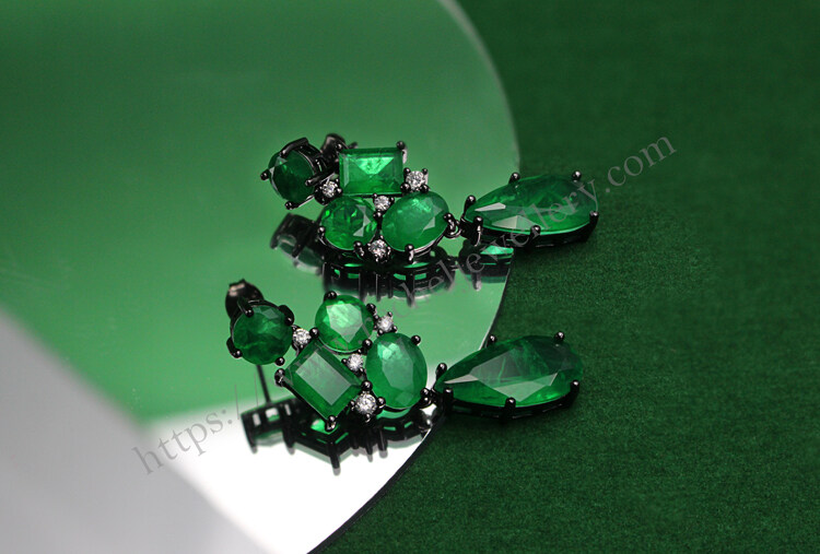 emerald cut gemstone earrings.jpg