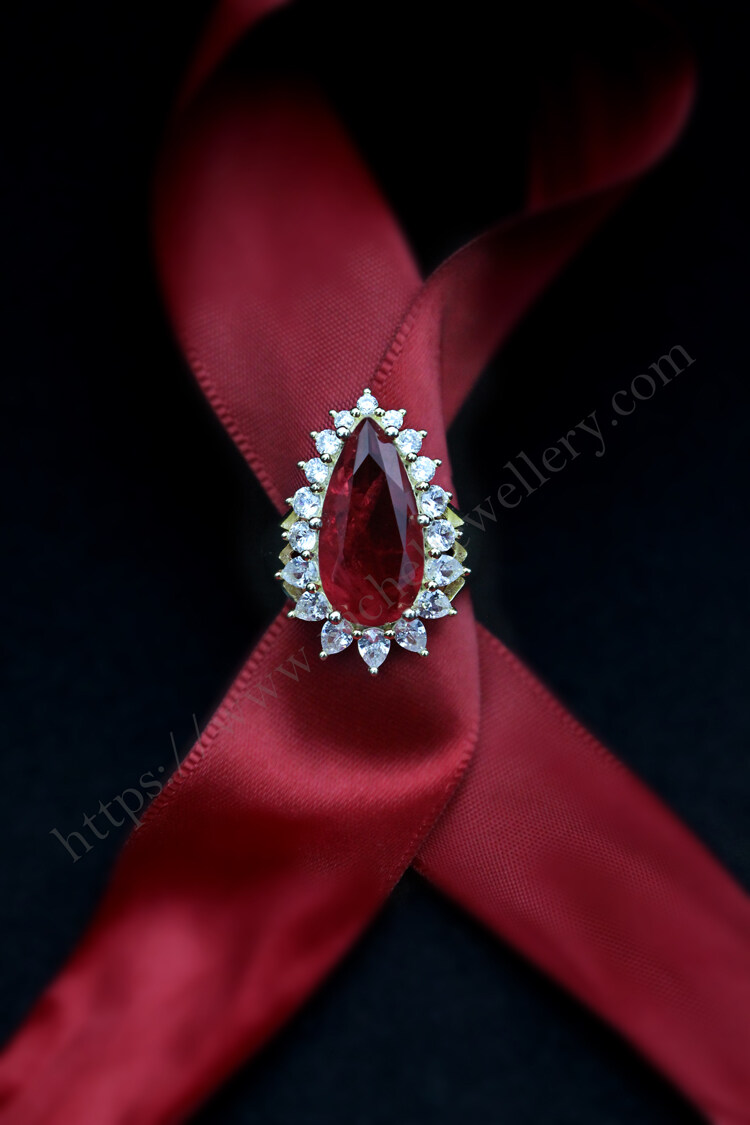 big carat grand ruby sterling silver pear shaped ring.jpg