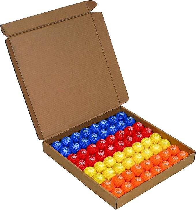 Golf Practice Balls Realistic Feel and Limited Flight Use Indoors or Outdoors