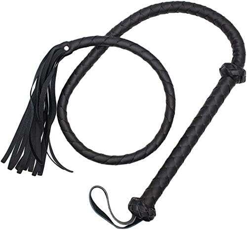 Rubber Whip Equestrianism Horse Whip Crop 35 Inch Riding Crop 100% Genuine braided leather whip