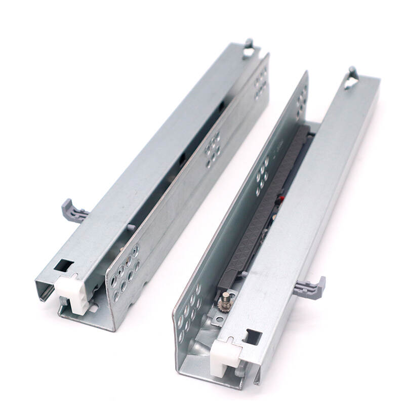 500m full extension under mounting drawer slide with pin