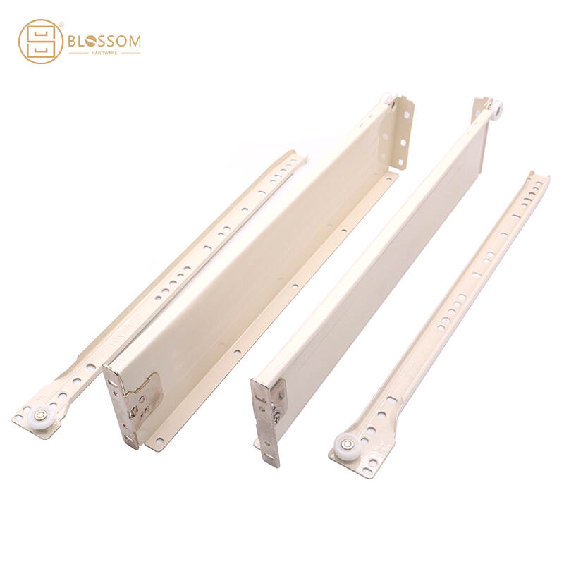 Furniture Cabinet Powder Coated Paint Telescopic Channel metal box Drawer Slides