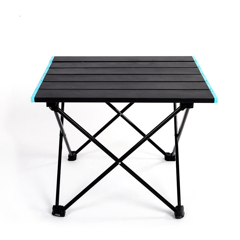 Outdoor aluminum alloy foldable roll picnic table