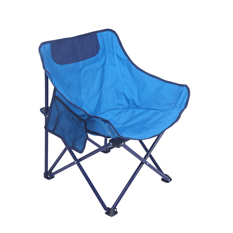 Simple outdoor folding camping moon chair