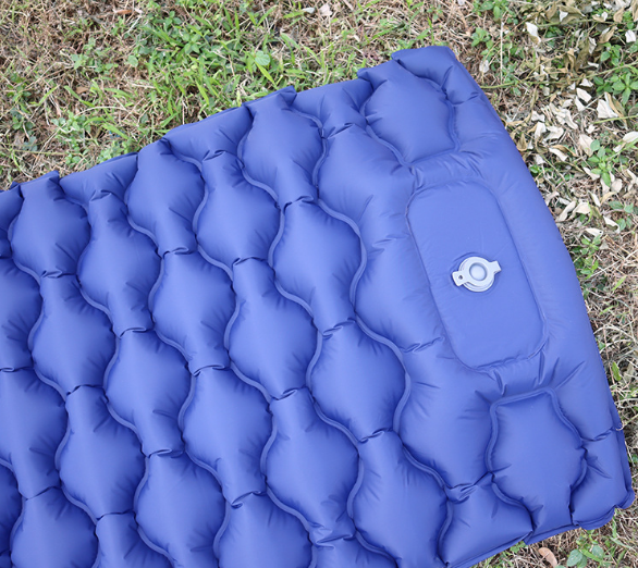 inflatable camp pad, inflatable camping mattress pad, inflatable camping sleeping pad, self inflatable pad, self inflating air pad
