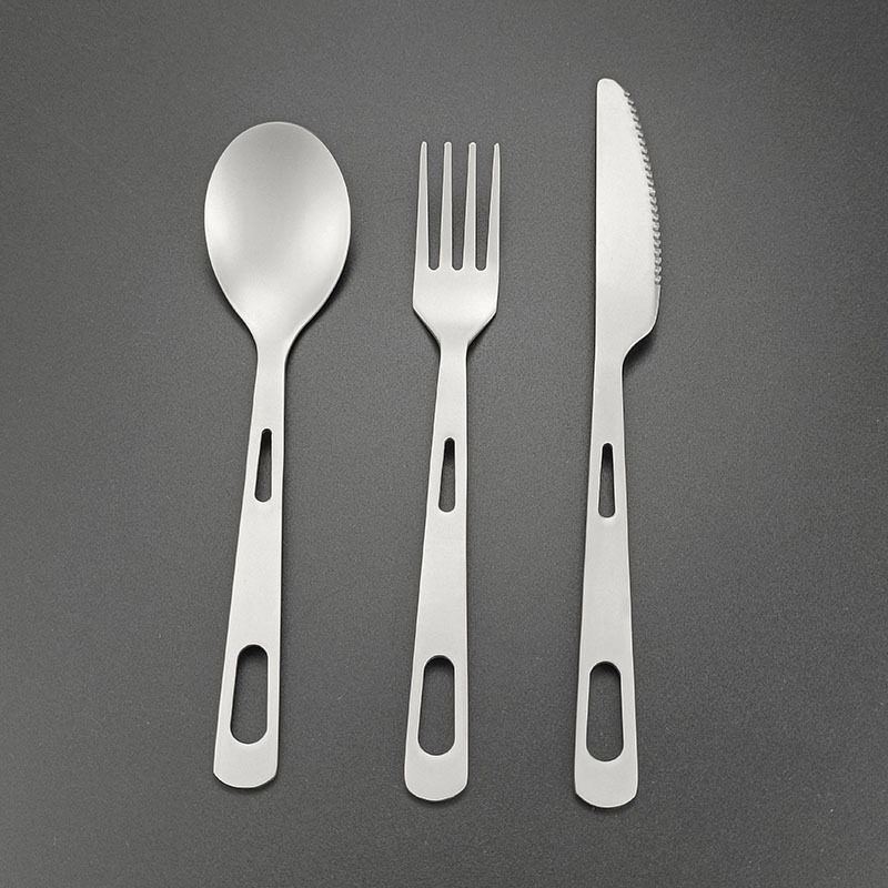 camping eating utensils set, utensil set camping, camping utensil knife fork spoon, metal camping utensils, camp cooking utensil set