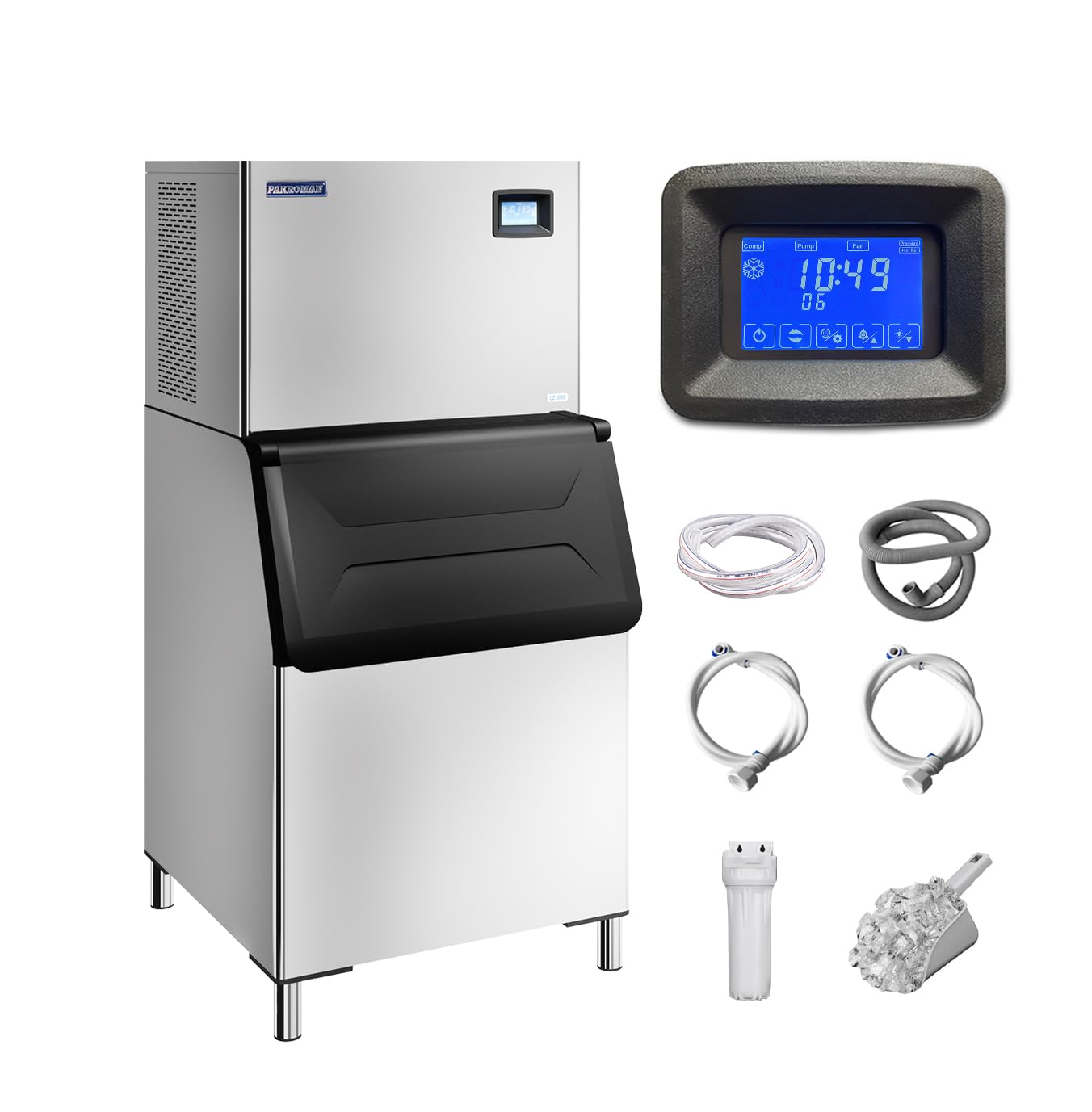 Luftkøling Commercial Ice Maker Machine