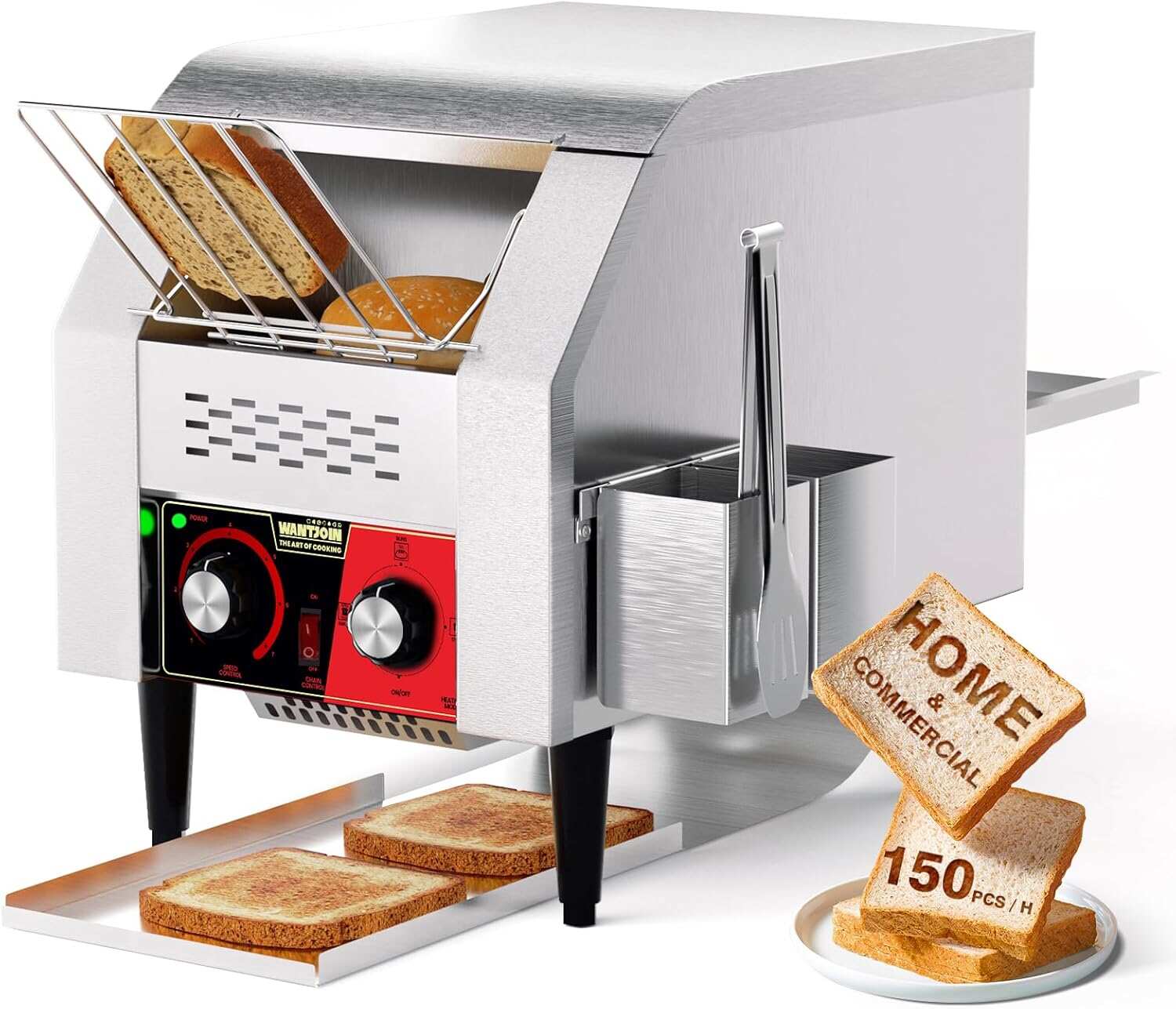 Commercial Conveyor Toaster Electric Industrial Belt Toasters Oven Heavy Duty Stainless Steel Tostadora Transportadora
