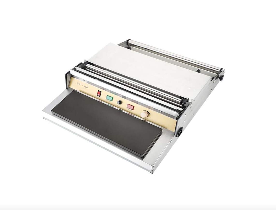 Stretch Wrap Film Dispenser, Hånd madindpakning Opvarmningsfilm Dispenser Indpakning Indpakning Forsegling Forseglingsmaskine til frugtbakke mad P