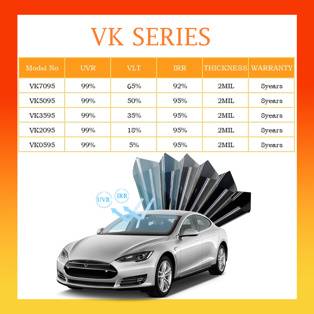 Solar film; car window; window film; anti-scratch; heat insulation