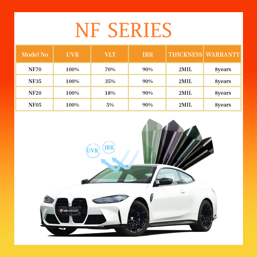 solar film; window film; car film; car window; heat insulation; anti-scratch; anti-yellowing