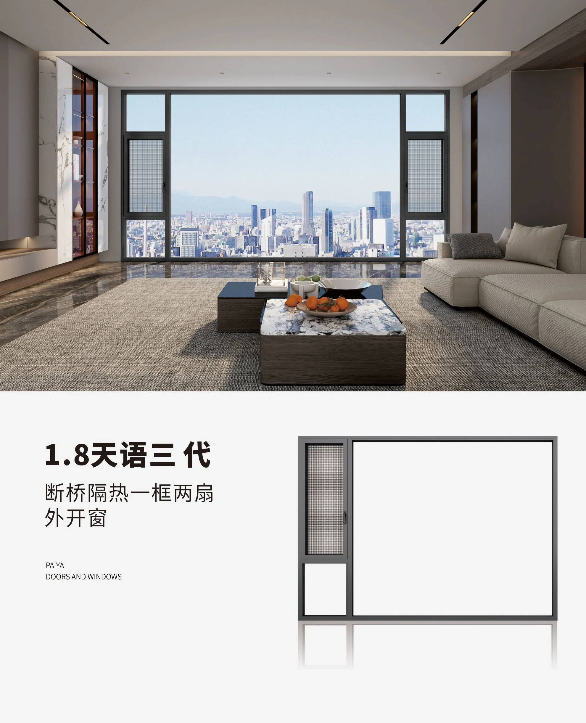 1.8 TYUⅢ casement window