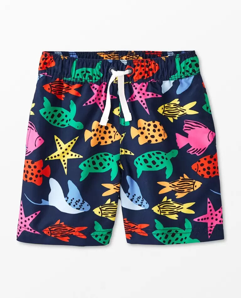 MLY Custom Hot Sell Kids Swim Shorts Printed Baby Boy Swimsuit Children's Swimwear