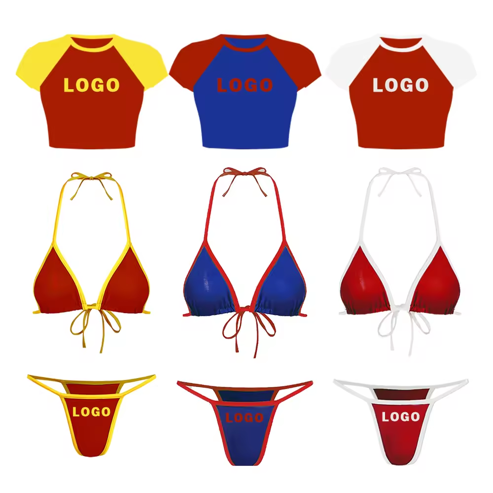 New Custom Tank Top Brazilian Bikini Women's Sets Swimwear Manufacturers