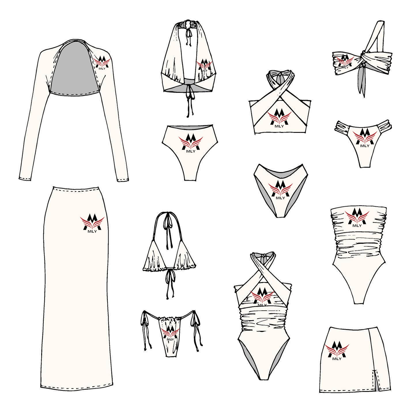 MLY Custom Bikini Set 2025 Women Swimsuit Sexy Swimwear& Beachwear