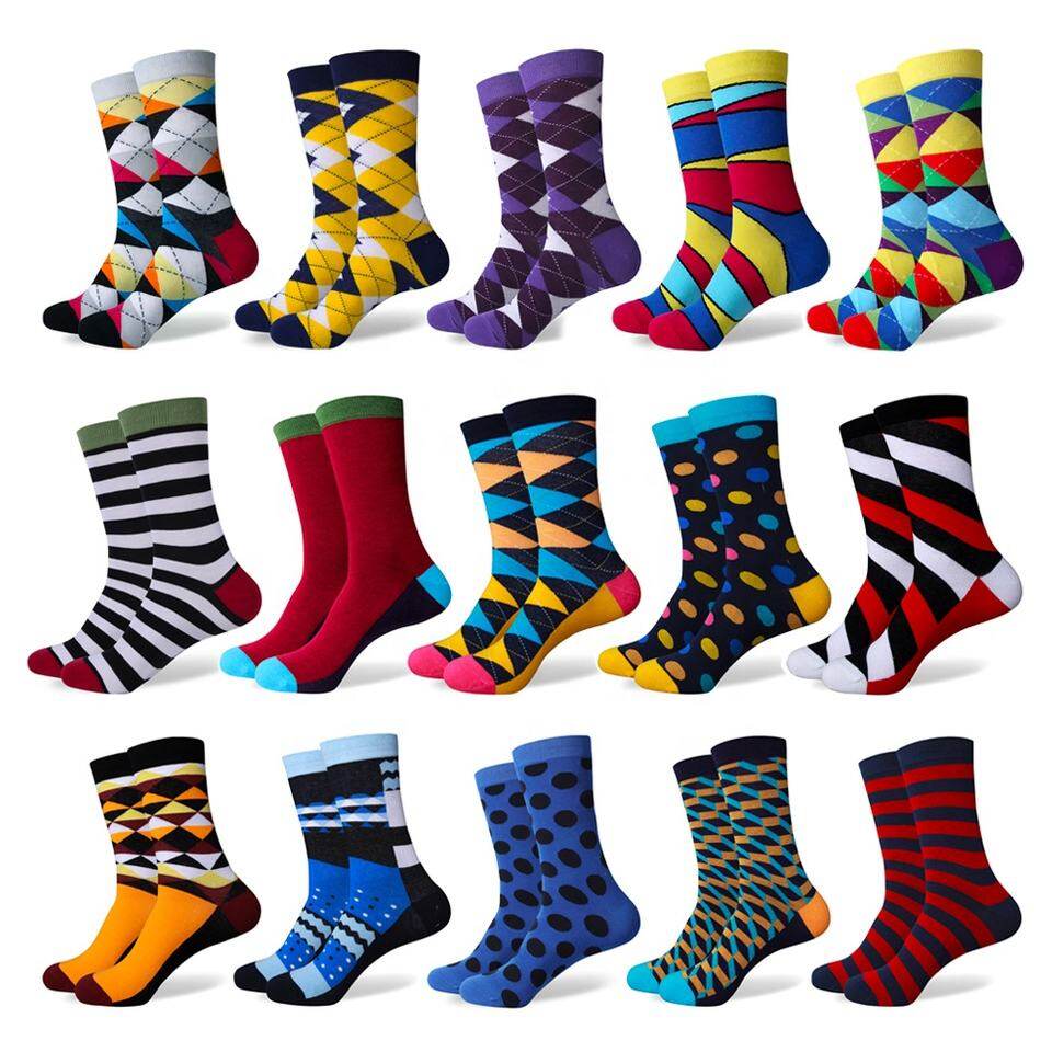 Colorful Jacquard Design Happy Socks