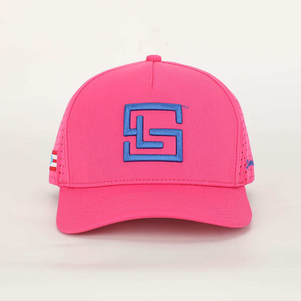 baseball cap with embroidered logo