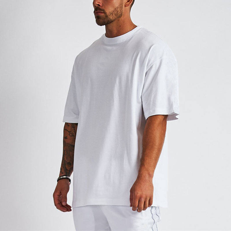 drop shoulder t-shirt men's