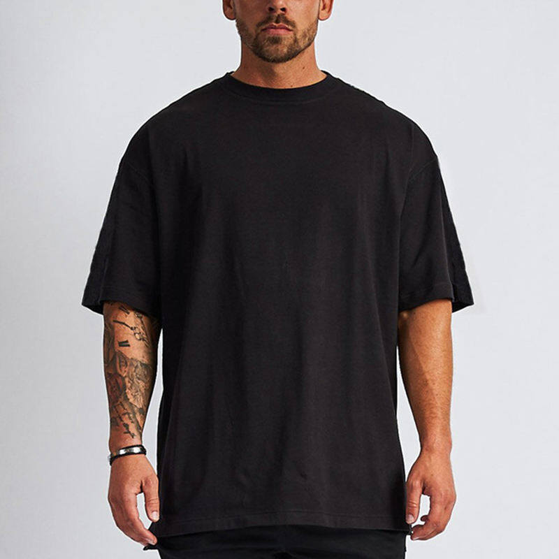 drop shoulder t-shirt men's