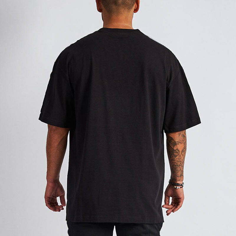 drop shoulder t-shirt men's