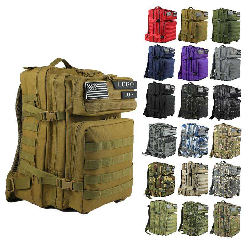 Oxford 900D 45L Waterproof Molle Backpack Gym Mochila Sports Tactical Backpack Military Backpack
