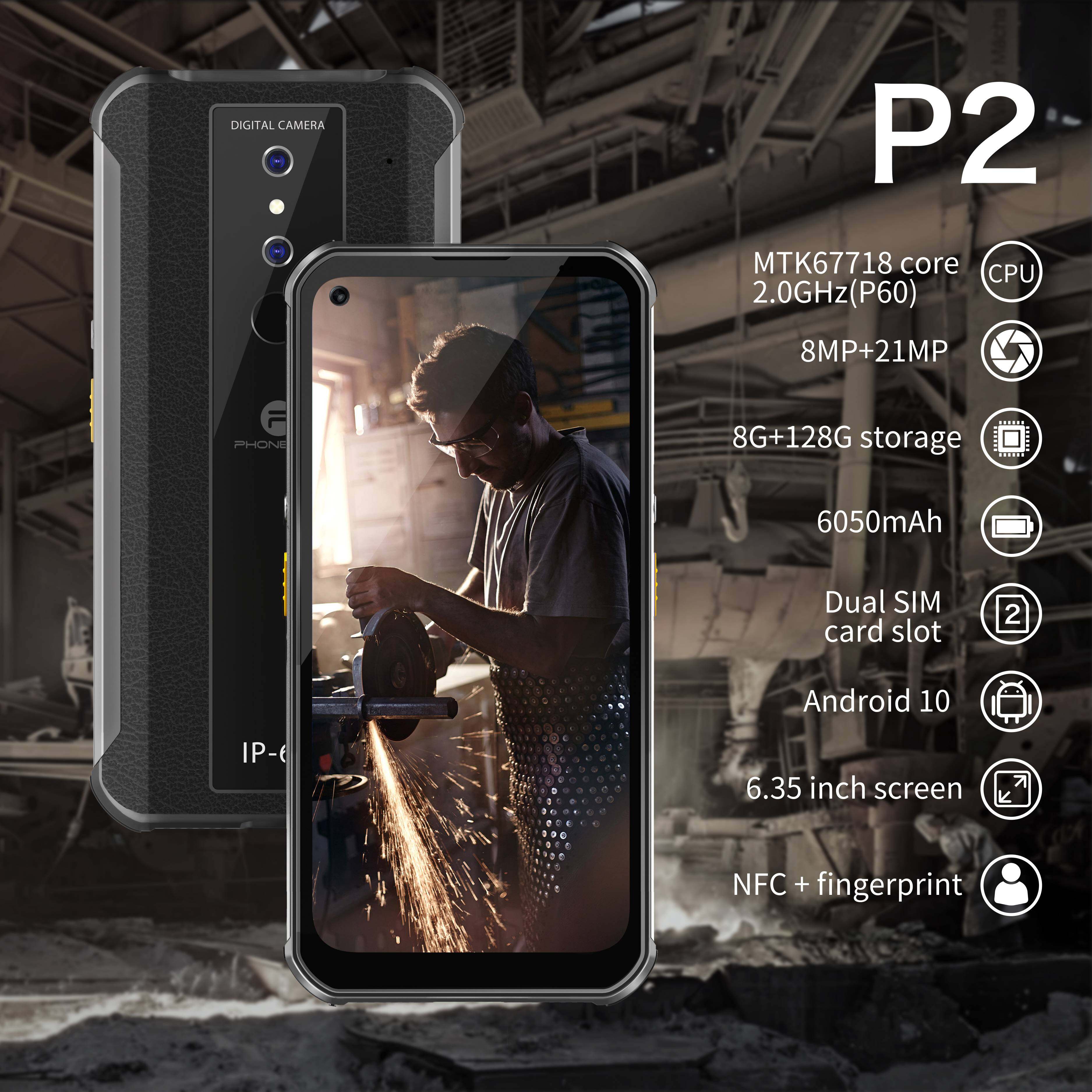 rugged phone with big battery