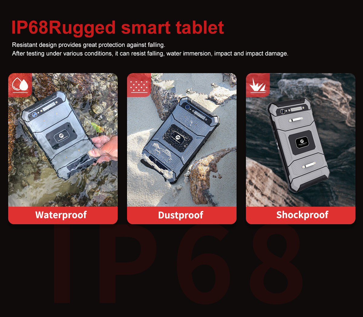 ip68 waterproof tablet