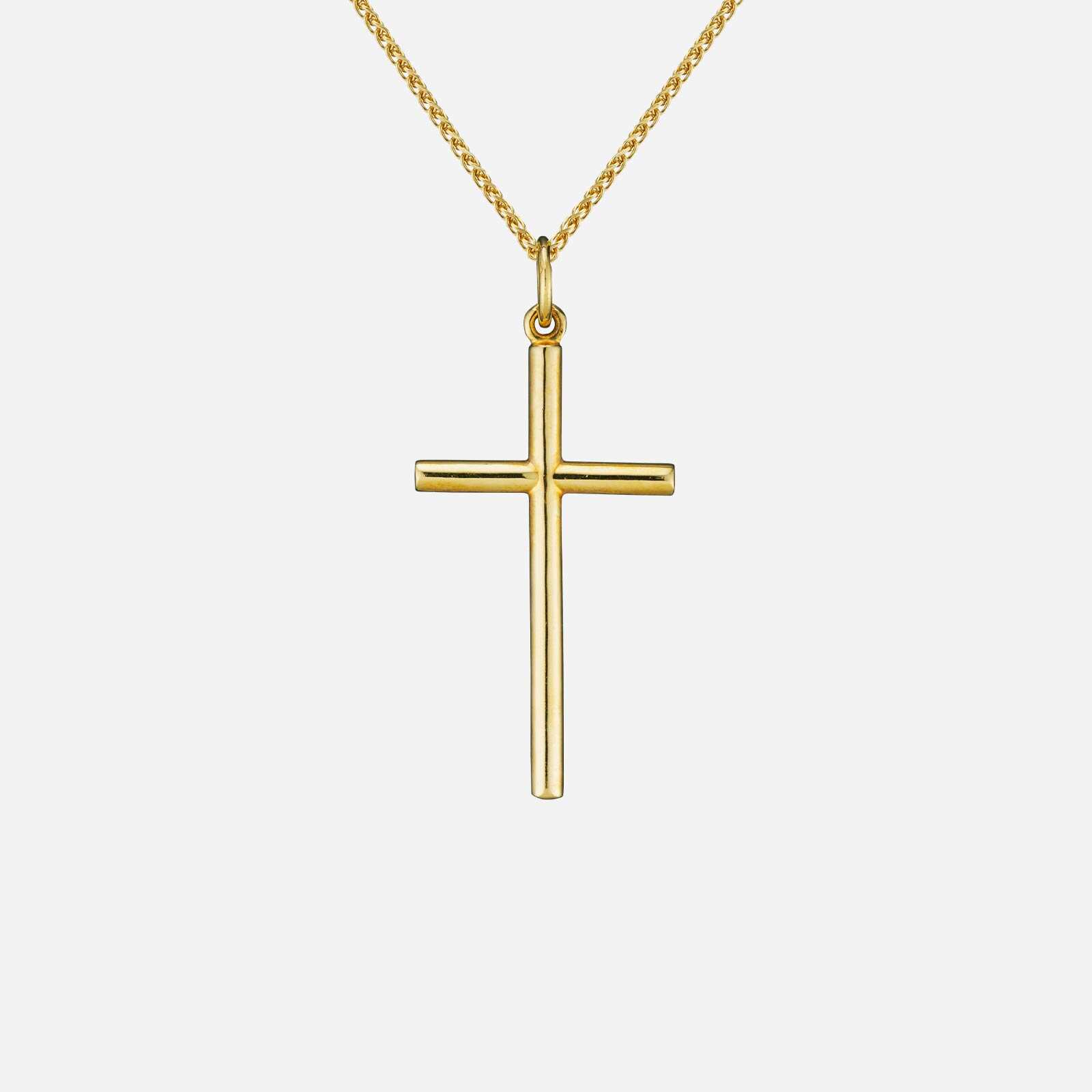 925 Silver Cross Pendant Plain Charm