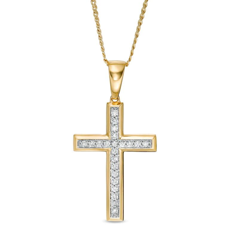 Wholesale 925 Silver Cross Charm CZ Stones Classic Silver Jewelry