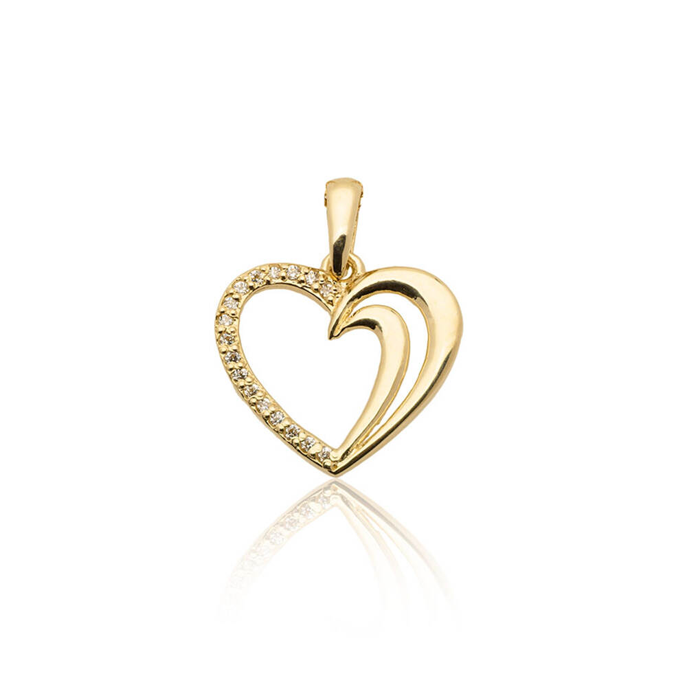 Silver Heart Pendant 925 Silver For Women