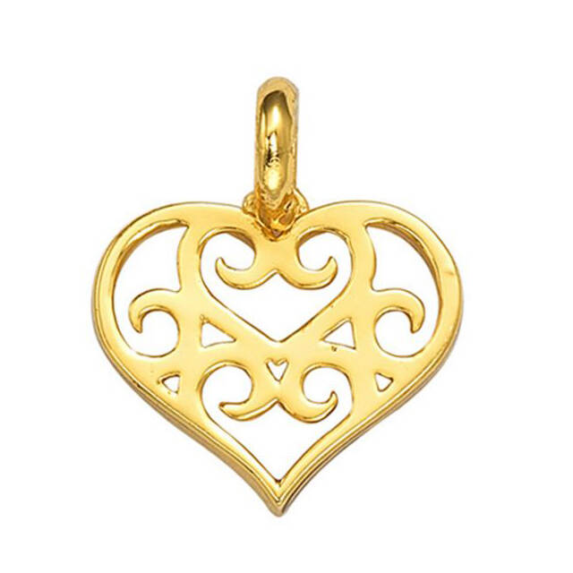 Wholesale 925 Silver Heart Pendant Religious Silver Jewelry