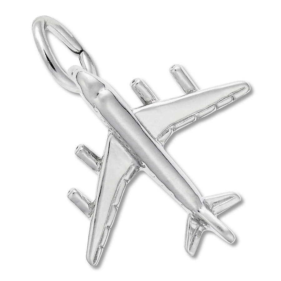 Plain Plane Silver Pendant 925 Sterling Silver Wholesale