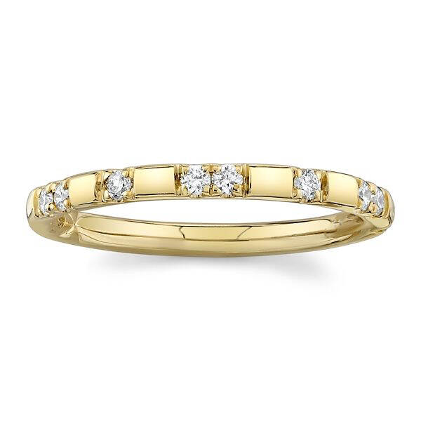 925 Silver CZ Band Ring Fashion Wedding Ring