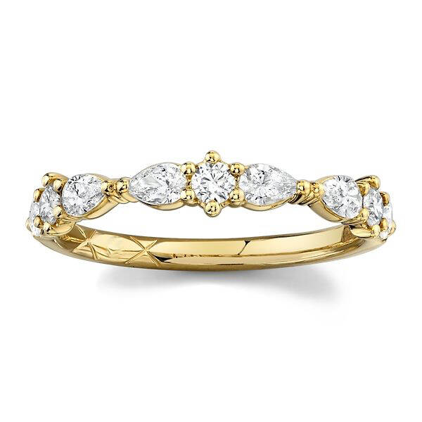 925 Silver CZ Band Ring Stackable Ring