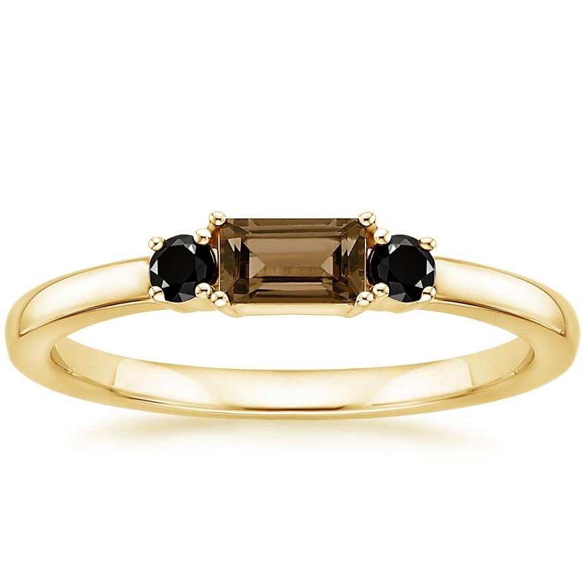 Wholesale CZ Silver Ring Yellow Gold Plating Gemstone