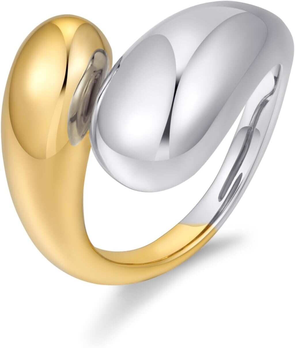Modern Fashion Silver Plain Ring Heavy Silver