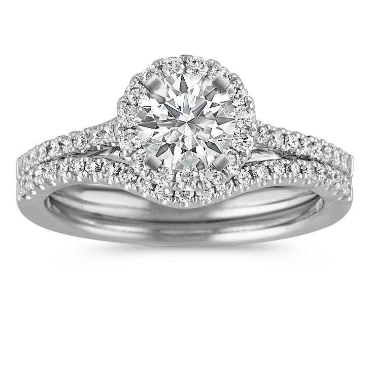 Sparkling CZ Engagement Stackable Silver Ring Round Cut Brilliant