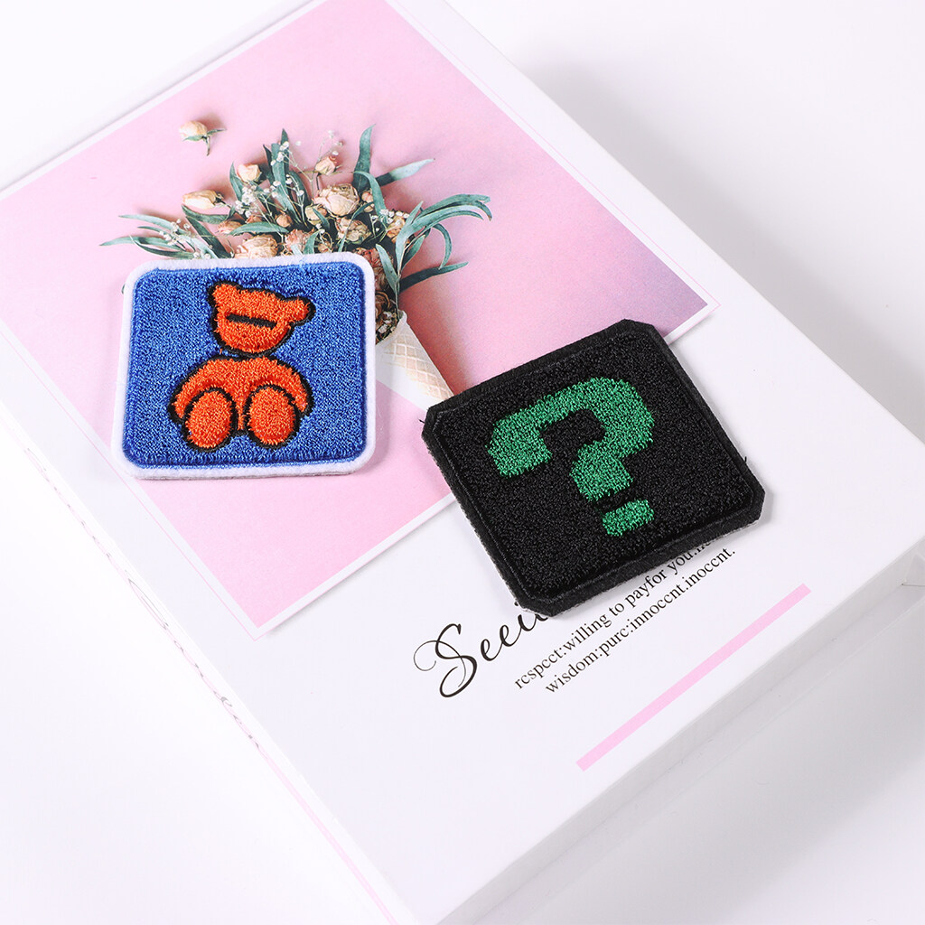 Wholesale DIY Towel Embroidery Letter Patches Iron on Chenille Colorful Iron  Letters Patches - China Embroidery Patch and Embroidery Label price