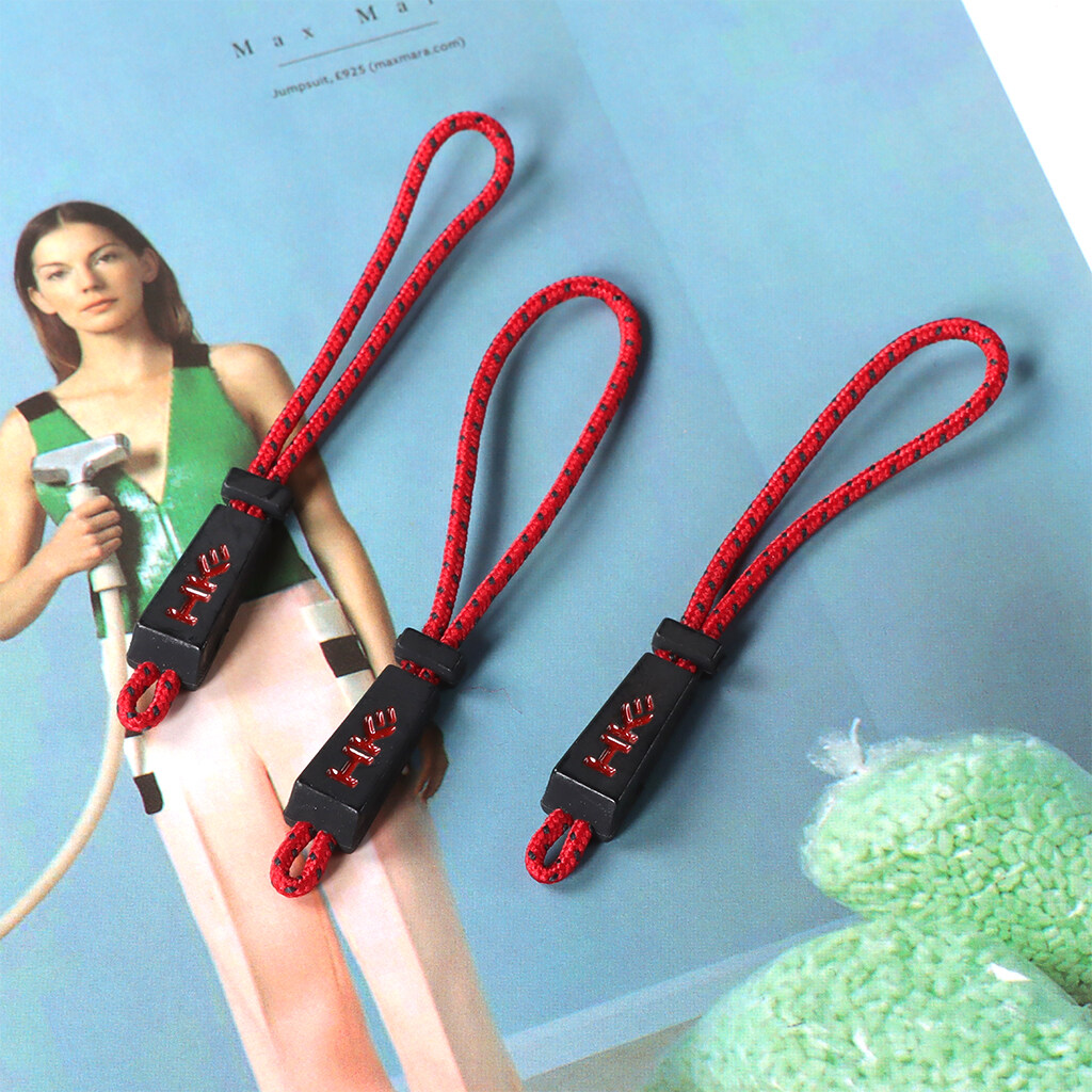 Professional Custom High Quality Custom Bag Pack Pvc Rope Plastic Printed Puller For Zipper -copy