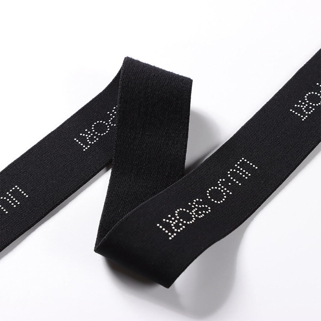 custom logo elastic waistband, custom elastic band for underwear
