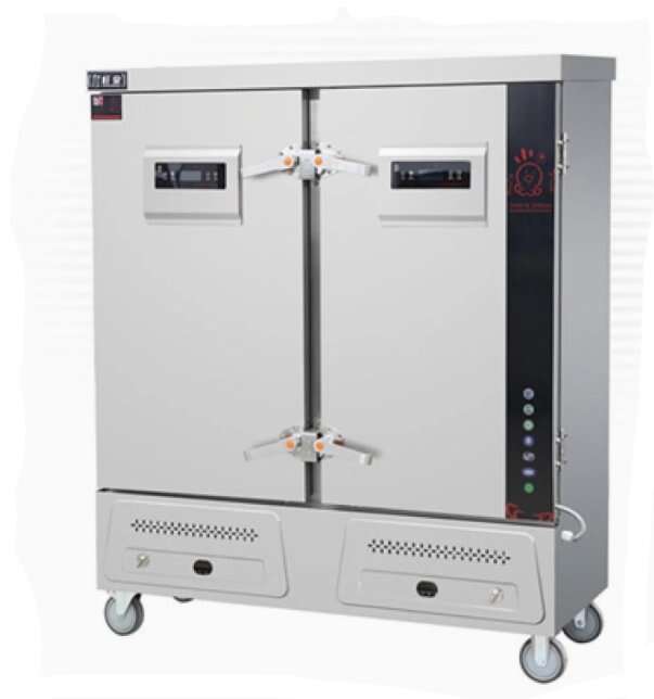 24-Layer Commercial Electric Rice Steamer, Large Capacity Fast Cooking Steaming Cabinet for Restaurant Kitchen Use