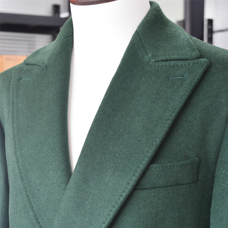 green wool trench coat mens, mens green wool trench coat