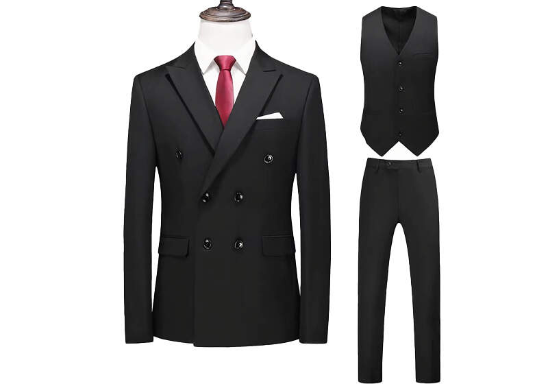 Mens Black Slim Fit 3 Piece Suits: Elevate Your Style Game