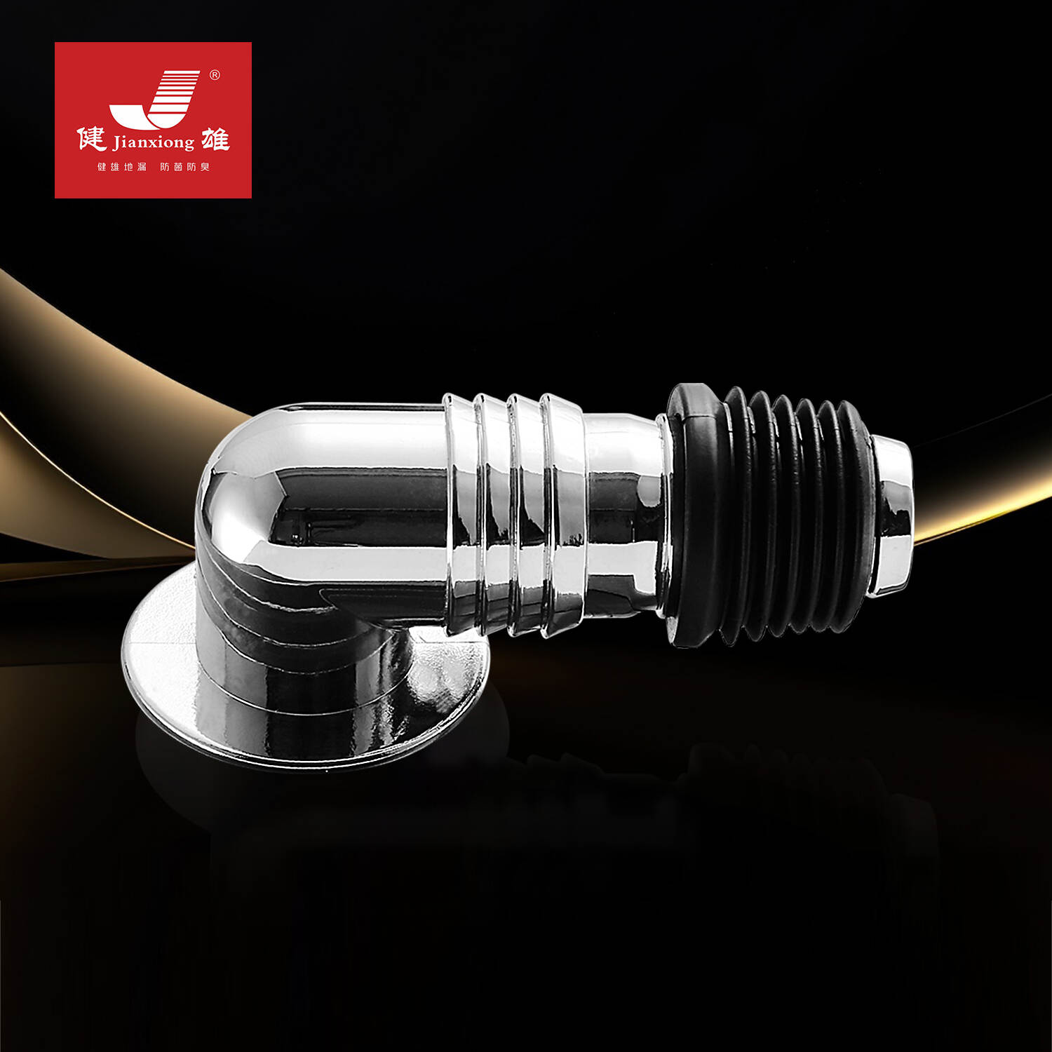 90 degree electroplated elbow