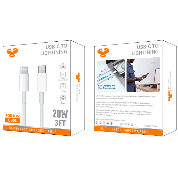 Vitog 20W USB-C to Lightning Cable