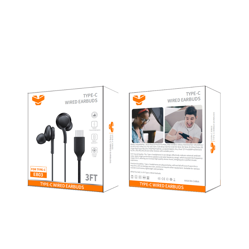 Vitog type-c wired earbuds S